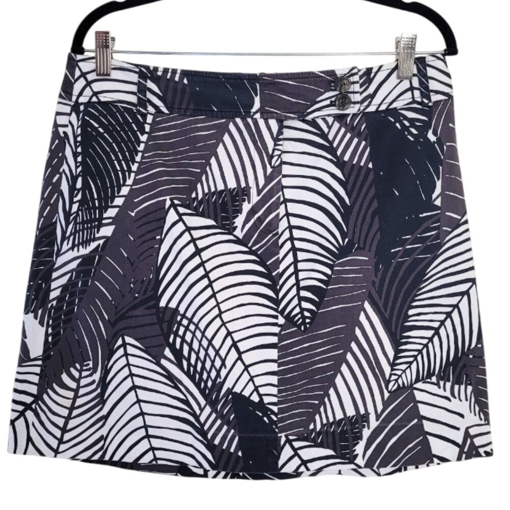 White House Black Market Summer Print Mini Skirt 34" waist Size 12